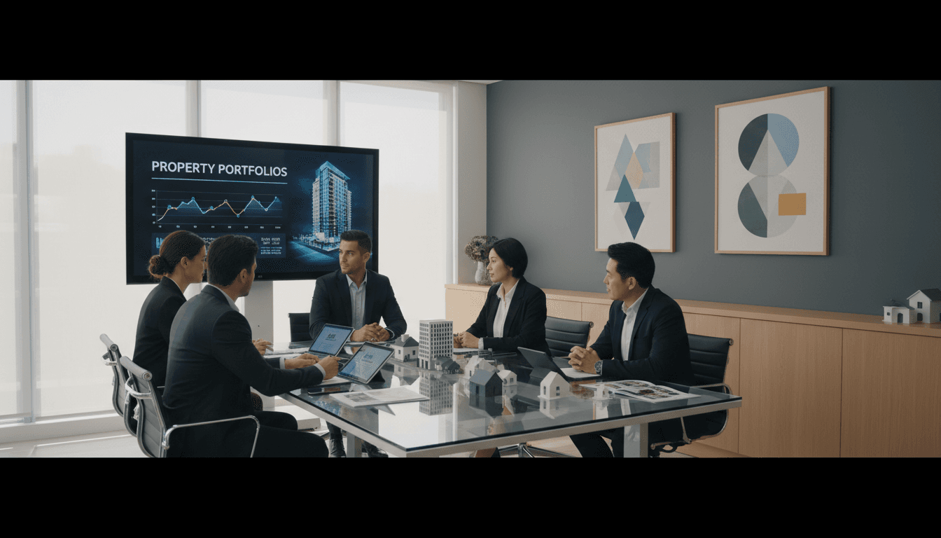 Professional real estate investor meeting with property owner